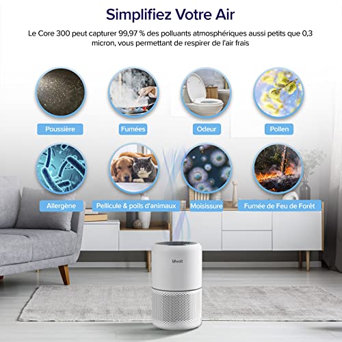 Purificateur d'air pour grande pièce LEVOIT 